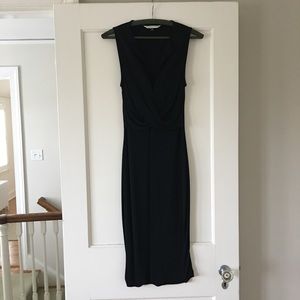 Diane Von Furstenberg black sleeveless dress